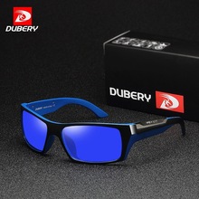 DUBERY Polarized  Sunglasses driving Sport Sun Glasses men Square Personality Color Mirror Luxury Brand Design Oculos UV400 186 2024 - buy cheap