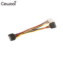15 Pin One Split Two SATA Computer Power Adapter Cable Cord Splitter 18cm 4 Pin 2024 - buy cheap