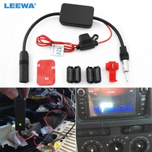 LEEWA Universal Car FM-AM Radio Aerial Antenna Signal Amplifier Booster #CA4598 2024 - buy cheap