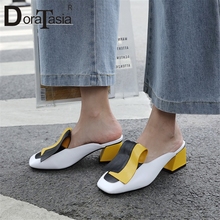 DORATASIA-Zapatillas de tacón alto para mujer, zapatos femeninos de talla grande 32-45, de colores variados, a la moda, para verano, 2020 2024 - compra barato