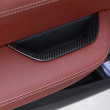 Car Main Drive Door Armrest Storage Box Cover Trim Carbon Fiber Color Sticker For BMW X3 F25 2011-17 LHD Auto Interior Decals 2024 - buy cheap