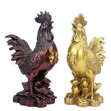 27cm Pure copper rooster golden rooster zodiac chicken creative craft ornaments 2024 - buy cheap