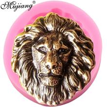 3D Lion Head Silicone Molds Animals Candy Chocolate Fondant Mold DIY Party Cake Decorating Tools Polymer Clay Soap Moulds 2024 - купить недорого