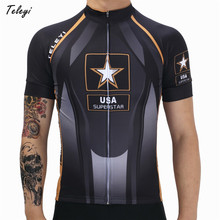 Teleyi Cycling Jersey Men 2017 USA Army Style Cycling Clothing Breathable mtb Bike Jersey Bicycle Clothing Ropa Ciclismo Hombre 2024 - buy cheap