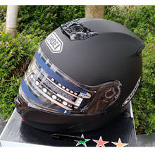 Flip Up motorcycle helmet full helmet Motorcycle Helmet ATV helmet Safety dual lens matte black, Capacete 2024 - buy cheap