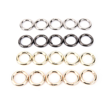 5 Pcs Circle Round Carabiner Hook Keyring Buckle 28mm Snap DIY Accessories Clips Keychain 2024 - buy cheap