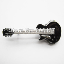 Retail Distribute Black Music Guitar Belt Buckle BUCKLE-MU046BK  Free Shipping 2024 - buy cheap