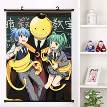 Аниме класс убийцы Korosensei Shiota Nagisa настенная прокрутка настенные подвесные плакаты Otaku коллекция домашнего декора 2024 - купить недорого