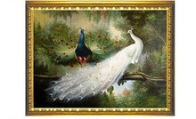 Peacock Cross Stitch Kits Cotton Silk Animals Accurate Printed Cross-Stitching World Famous Oil painting wall Home Decor DIY 2024 - buy cheap