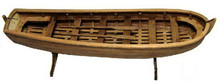 Free shipping Scale 1/50 ancient classic  wooden lifeboat model kits The 180mm Russian Long boat model 2024 - buy cheap