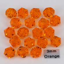 ¡Envío Gratis! 720 unids/lote, AAA China alta calidad 3mm cristal naranja bicono cuentas 2024 - compra barato