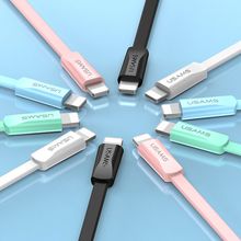 For iPhone 6 Cable, USAMS Data Sync USB Cable For Apple iPhone X 8 7 6 5s Se 2A Faster Charger Cable for iPad iPod 2024 - buy cheap