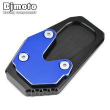 1PCS Motorcycle Aluminum Kickstand Side Stand Extension Plate Pad Support For BMW R1200RT R 1200 RT R1200 RT R 1200RT 2014-2018 2024 - buy cheap