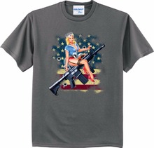 Camiseta de alta calidad para hombre, ropa para chica, con bandera de los Estados Unidos, Marines del ejército, USMC, Ak-47 de la Fuerza Aérea, 2019 2024 - compra barato