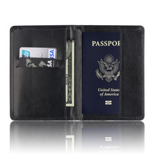 Passport Holder Protector Wallet Business Card Holder Soft Passport Cover Black Credit Card Holder Rfid Wallet Money Bag#L3$ 2024 - buy cheap