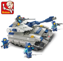 Sluban M38-B0205 plastic model kits Army Tank Assembling Military Building Blocks Sets Learning&Education Blocks Toy Gift 2024 - buy cheap