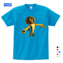 Детская футболка для детей футболки для мальчиков новая летняя футболка для детей, с рисунком в виде льва, милые топы, футболки летняя детская одежда подарок на день рождения детская одежда От 3 до 9 лет 2024 - купить недорого