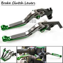 Motorcycle CNC Aluminum Foldable Brake Clutch Levers For Kawasaki ZX6R ZX636R Z750R ZX10R Adjustable Folding ZX 6 636 10 Z 750 R 2024 - buy cheap