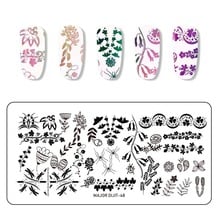 Набор цветов Dijit, геометрические узоры, сделай сам, пластины для стемпинга для нейл-арта, пластины для дизайна ногтей, инструменты для печати 2024 - купить недорого