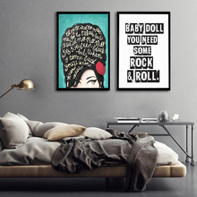 Wifi Portrait Modern Girl Posters and Prints Simple Canvas Painting Quotes Baby Doll Wall Pictures for Living Room Home Decor 2024 - buy cheap