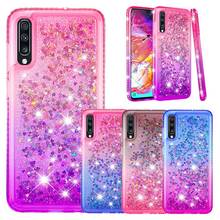 Areia movediça Caso de Telefone bling para Samsung Galaxy A10 A20 A30 A40S A50 A70 S10 S10E M10 M20 M30 J4 J6 a7 A9 2018 Plus Caso Capa TPU 2024 - compre barato