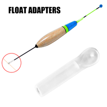 Adaptadores flutuantes 2mm, silicone transparente, mudança rápida, para pesca de carpa, acessórios 2024 - compre barato