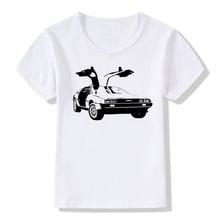 Camiseta con estampado DeLorean DMC para niños y niñas, camisa de manga corta "Back To The Future", ropa fresca de verano, ooo655, 2019 2024 - compra barato