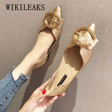 Designer Shoes Women Luxury 2022 Flat Shoes Woman Flats Loafers Women Shoes Black Gold Red Slip On Shoes For Women Creepers 2024 - buy cheap