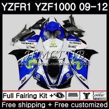 Movistar Blue Bodys For YAMAHA YZF1000 YZF R1 2009 2010 2011 2012 9HC.16 YZF-R1 YZF 1000 R 1 YZF1000 YZFR1 09 10 11 12  Fairings 2024 - buy cheap