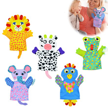 New Arrival Baby Toys Aniaml Hand Finger Puppet Soft Telling Parent-child Interactive Game Plush Toys For Newborns Babies 2024 - buy cheap