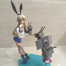 Аниме Kantai коллекция Shimakaze ПВХ фигурка Коллекционная модель кукла игрушка 24 см 2024 - купить недорого