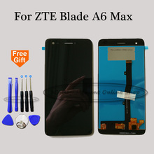 100% Tested High Quality Original Black For ZTE Blade A6 Max LCD Display + Touch Screen Digitizer Assembly Replacement + Tools 2024 - buy cheap