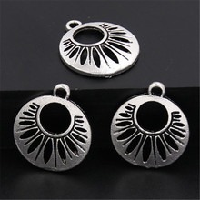 20pcs  Silver Color Alloy Sand Dollar Charms Pendant Jewelry Findings For DIY Bracelet Choker Necklace Crafts A409 2024 - buy cheap