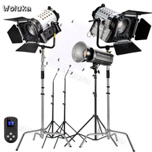 Kit de luz led para fotografía y cine, lámpara de realidad de estudio grande para entrevista, CD50, T01, LED200w + 200w 2024 - compra barato