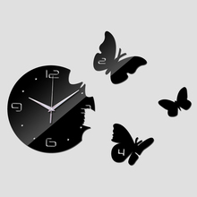 wall clock hot sale diy acrylic mirror clocks living room quartz watch modern Needle reloj de pared horloge 2024 - buy cheap