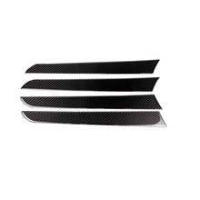 Carbon Fiber Car Interior Co-pilot Dashboard Panel Decal Cover Trim Strips for Audi A4 B8 Car Styling Accessories Stickers 2024 - buy cheap