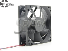 SXDOOL high quality 8025 8cm 80mm 80*80*25 mm Dual Ball DC 5V 0.38A server inverter cooling fan 2 wire lead 2024 - buy cheap