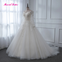 Vestidos De Novia Sexy Illusion Wedding Dress Champagnes Beaded Ball Gown Wedding Bridal Dresses 2019 Off The Shoulder Trouwjurk 2024 - buy cheap