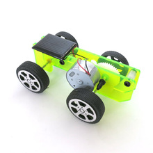 Paquete de materiales de bricolaje para coche Solar para niños, novedosos juguetes creativos hechos a mano para jardín de infantes, juguetes eléctricos DIY 2024 - compra barato