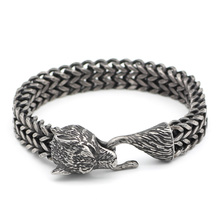 Ожерелье из нержавеющей стали для мужчин, амулет викинга odin's wolf 2024 - купить недорого