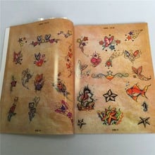 Libro de tatuajes para chica, suministros de tatuajes para chica, imagen pequeña, flor, mariposa, Mini patrón de bordado fresco, gran oferta 2024 - compra barato