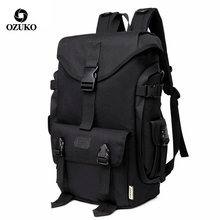 OZUKO 2021 New Fashion Korean Style Casual Oxford Travel waterproof Men's Backpacks Laptop Computer Rucksack School Bags Mochila 2024 - buy cheap