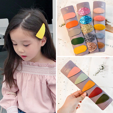 2019 New 5Pcs/Pack Geometric Cute Girl Hairpins Handmade Princess Barrettes Hair Clips Headbands Kids Women Hair Accessories 2024 - buy cheap