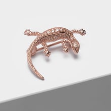 Broche amorita de animais, pino de lagarto estiloso 2024 - compre barato