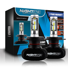 NIGHTEYE 8000LM H4 9003 HB2 9005 HB3 H1 Car LED Headlight Kit Replace Bulbs Lamp Hi/Lo Beam Car Led headlight bulbs 2024 - buy cheap