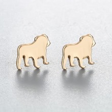 CHENGXUN-pendientes con pasador de Bulldog para niña y niño, joyería de animales para mascota, perro, moda para mujer, joyería para amantes, 2020 2024 - compra barato