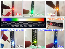 1400pcs 0603 SMD LED Assortment Red/Green/Blue/Yellow/White/Emerald-green/Orange 200pcs each SMD LED 0603 Diode Pack 1.6*0.8*0.6 2024 - buy cheap