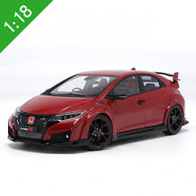 1/18 All New Honda Ebbro Civic Type R Alloy Diecast Car Model Toys For Kids Christmas Gifts Original Factory Toys Collection 2024 - buy cheap