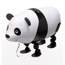 Balão de hélio para crianças, balão de animais de estimação de panda para decoração de festa de aniversário infantil, presente engraçado, 1 peça 2024 - compre barato