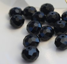 Free Shipping! Wholesale AAA Top Quality  Crystal 5040 Rondelle Beads 4mm - black jet colour 1000pcs 2024 - buy cheap
